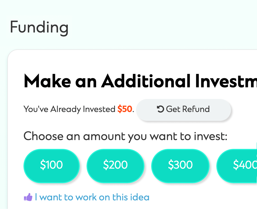 Image of crowdfunding an investment